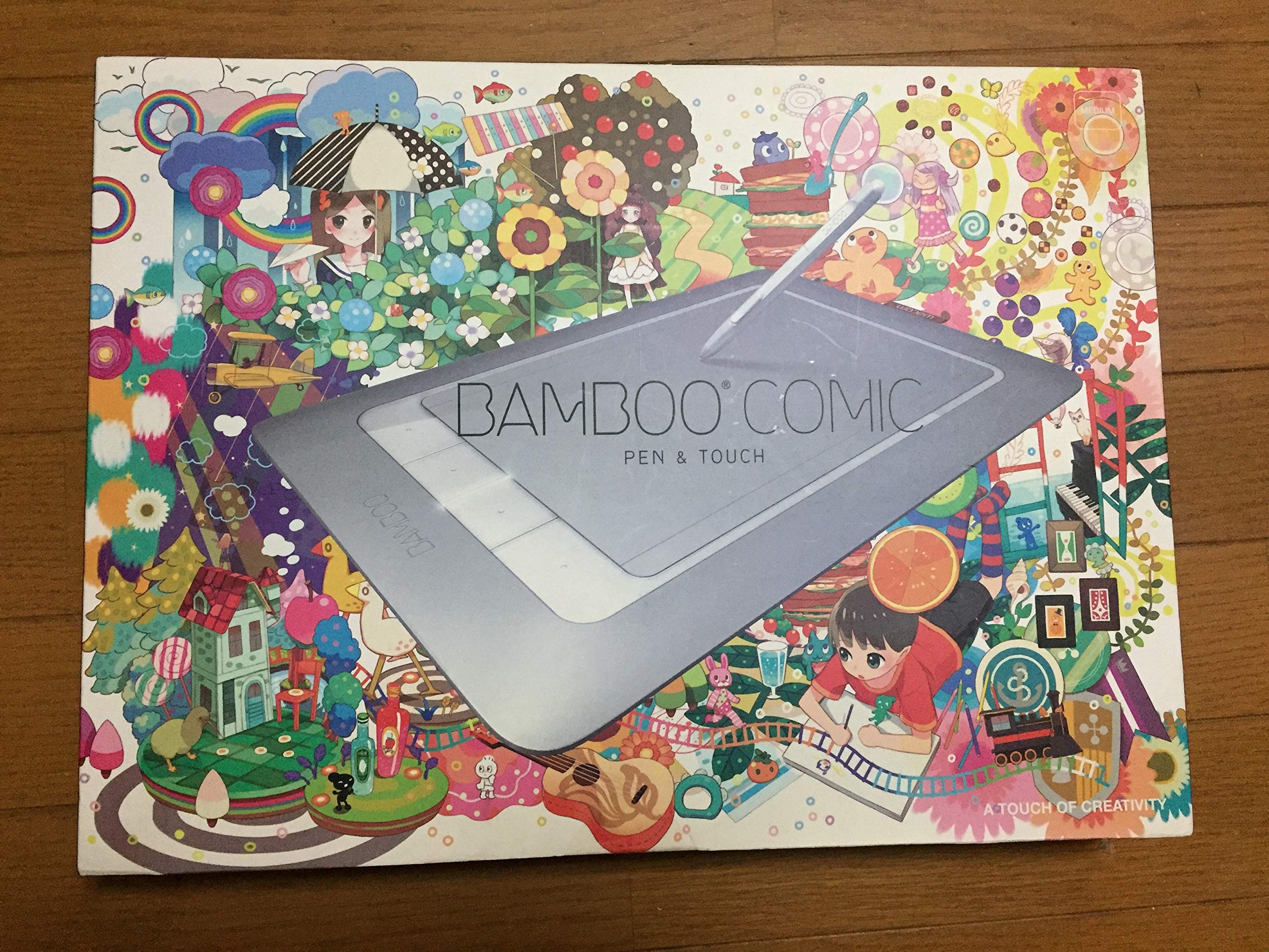 Amazon.co.jp: Wacom ペンタブレット Mサイズ デジ絵作成入門機