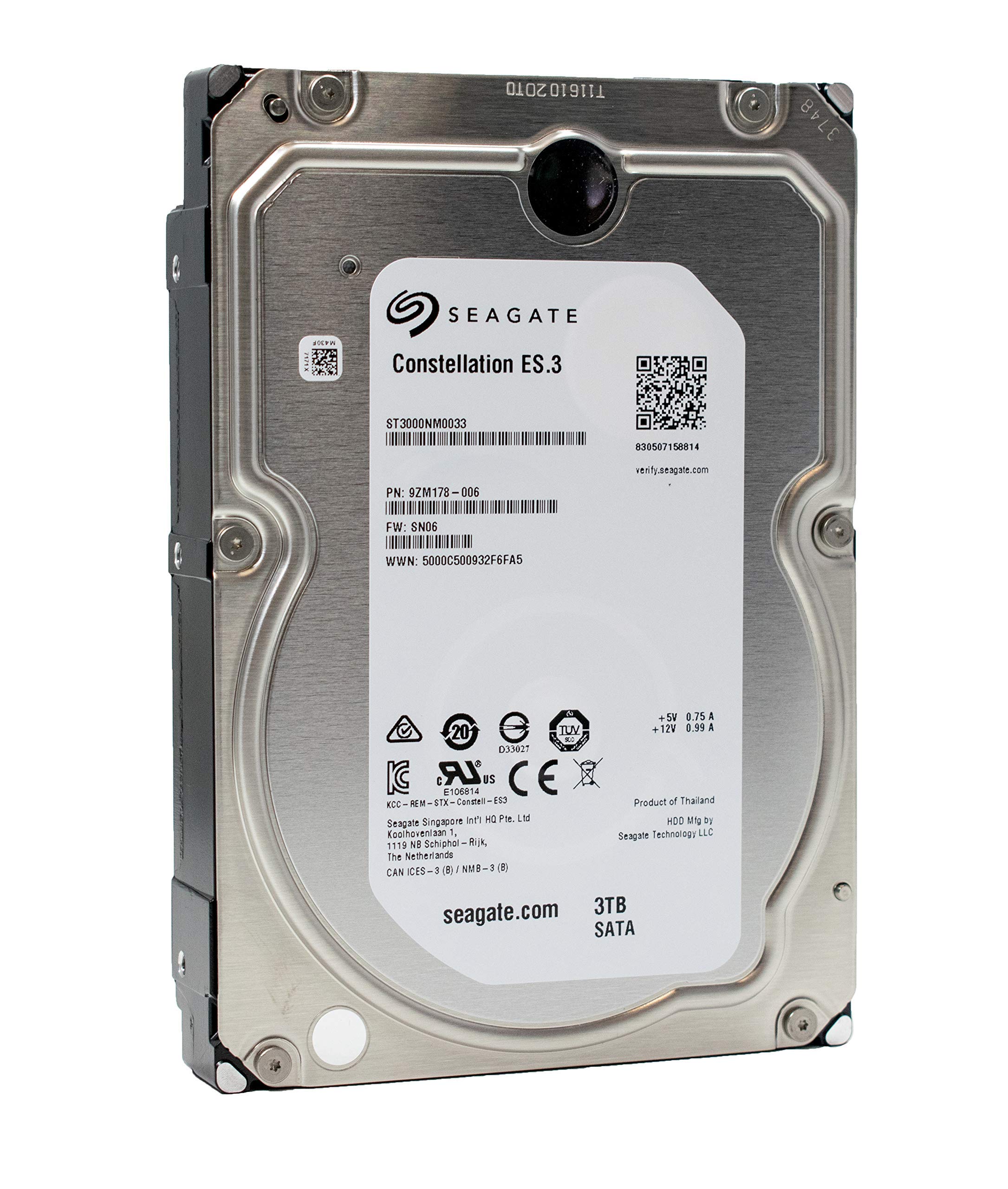 Amazon.com: Seagate Constellation ES.3 ST3000NM0033 3TB 7200 RPM