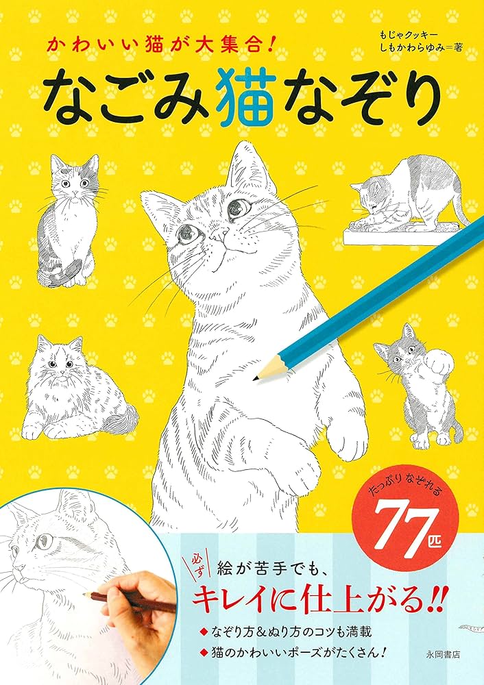 Amazon.co.jp: なごみ猫なぞり : もじゃクッキー, しもかわらゆみ: 本