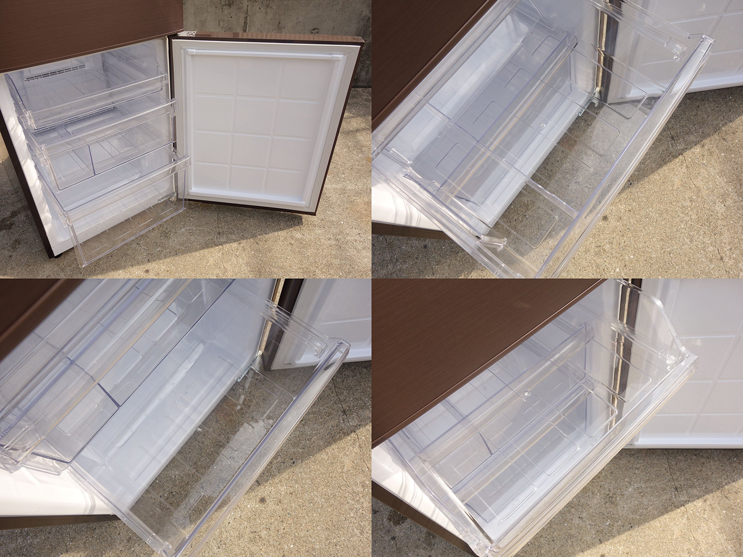 Amazon.co.jp: シャープ 270L 2ドア冷蔵庫（ブラウン系）SHARP