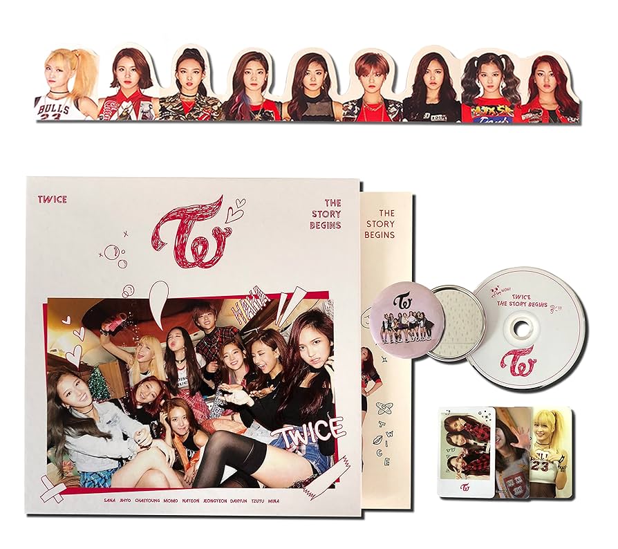 Amazon.co.jp: TWICE 1st Mini Album - [ THE STORY BEGINS ] CD +