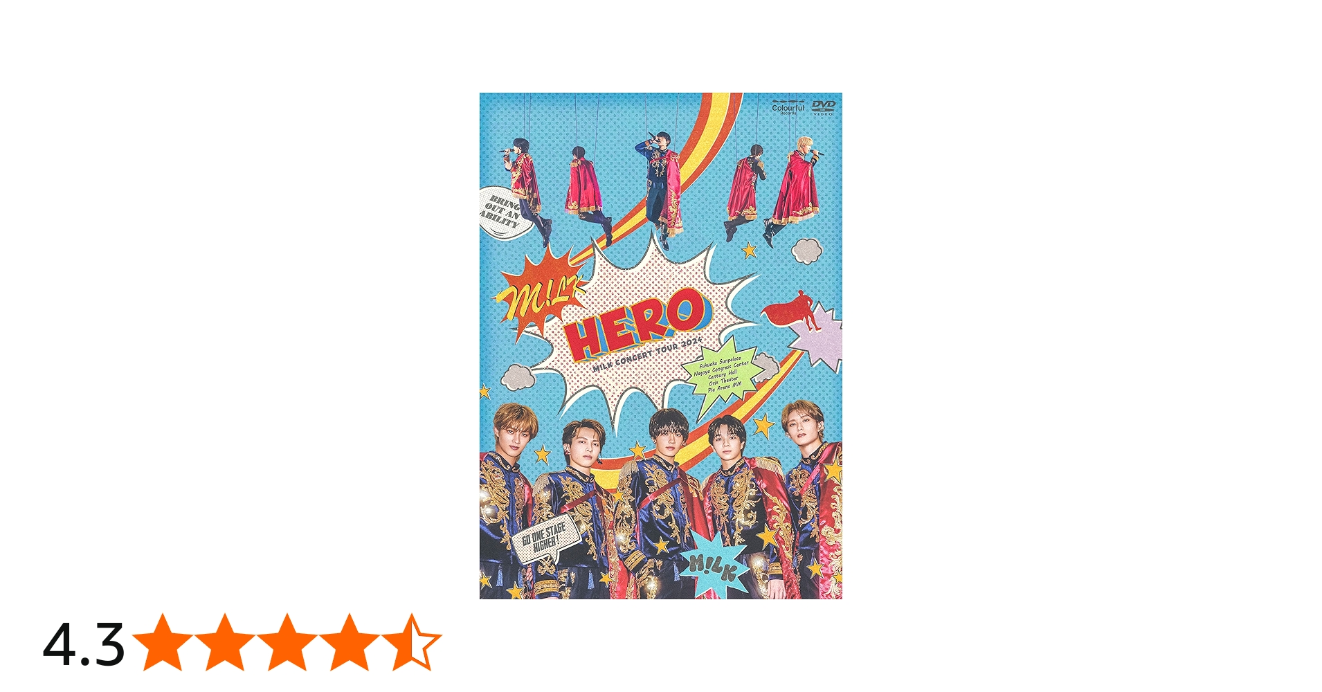 Amazon.co.jp: M!LK CONCERT TOUR 2024 「HERO」 [初回限定盤] [2DVD +