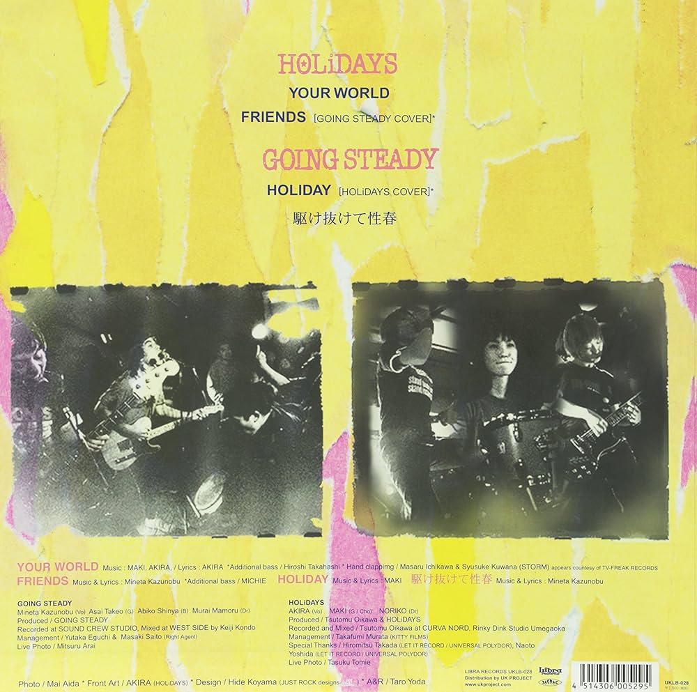 Amazon.co.jp: HOLiDAYS&GOING STEADY [Analog]: ミュージック