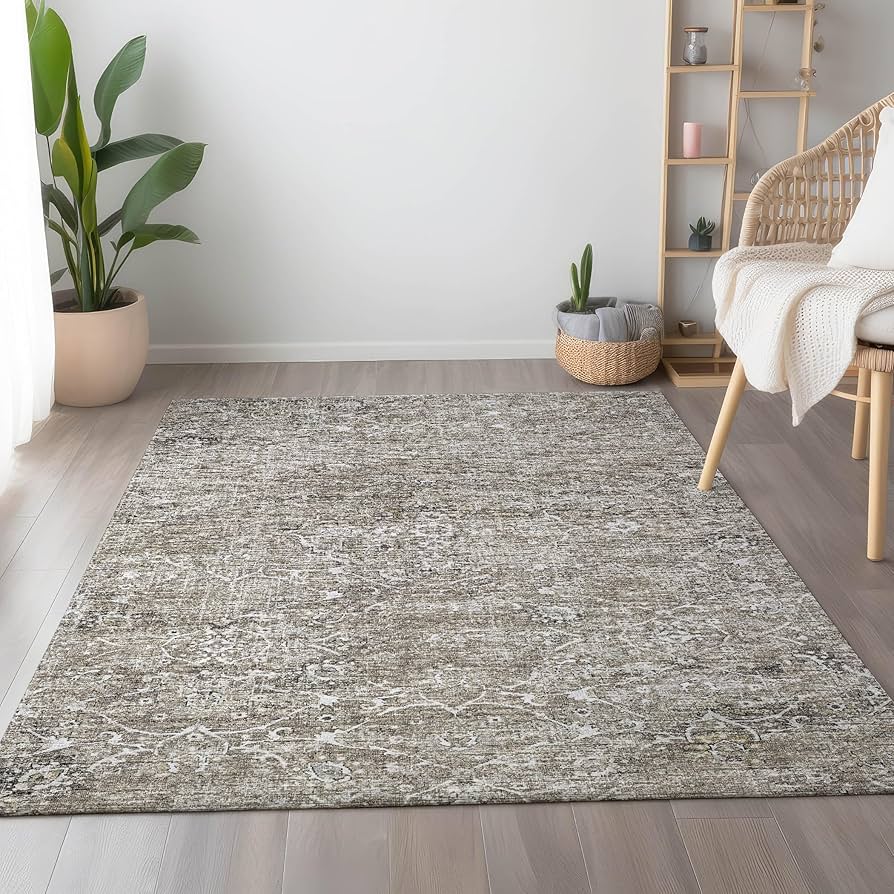 Amazon.com: Addison Rugs Mayfield AMF92 Gray 5' x 7'6