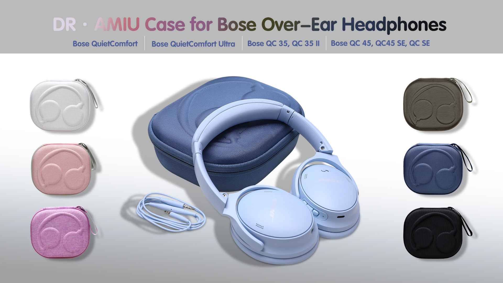 Amazon.com: DR·AMIU Hard Case Compatible with Bose QC Ultra