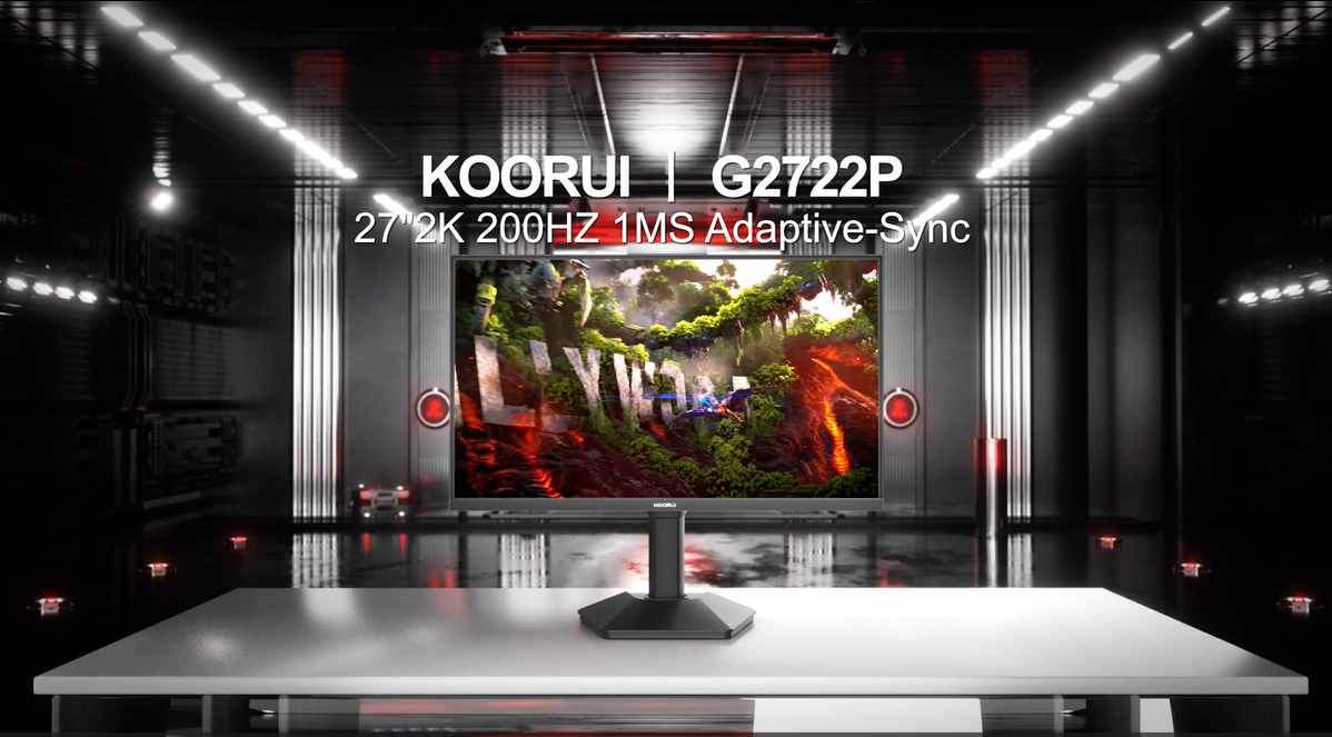 Amazon.com: KOORUI 27 Inch 2K Gaming Monitor, 200Hz QHD (2560 x