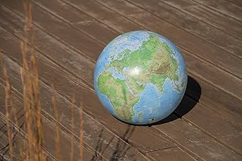 Amazon | ほぼ日のアースボール 地球儀 直径約27cm 非フタル酸系塩ビ製