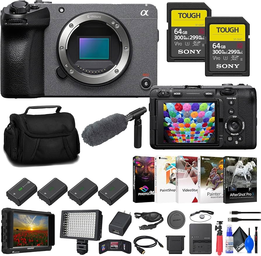 Amazon.com: Sony FX30 Digital Cinema Camera (ILME-FX30B) + 4K