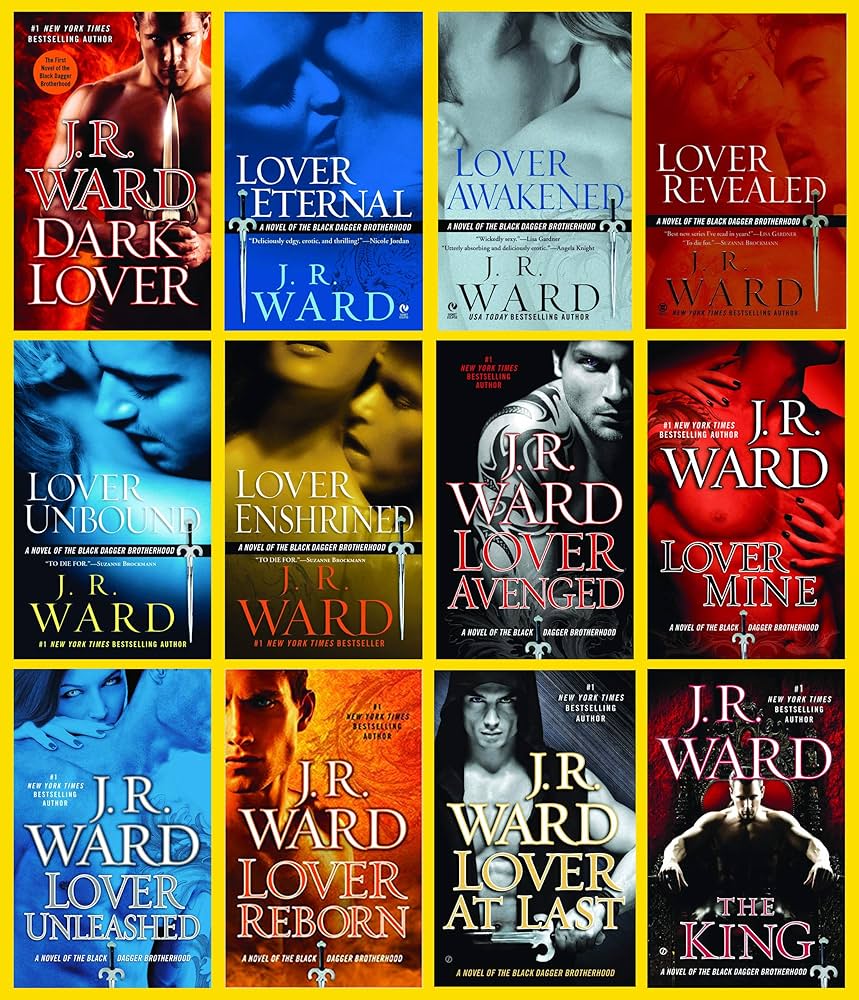 J. R. Ward Black Dagger Brotherhood Series 12 Books Collection