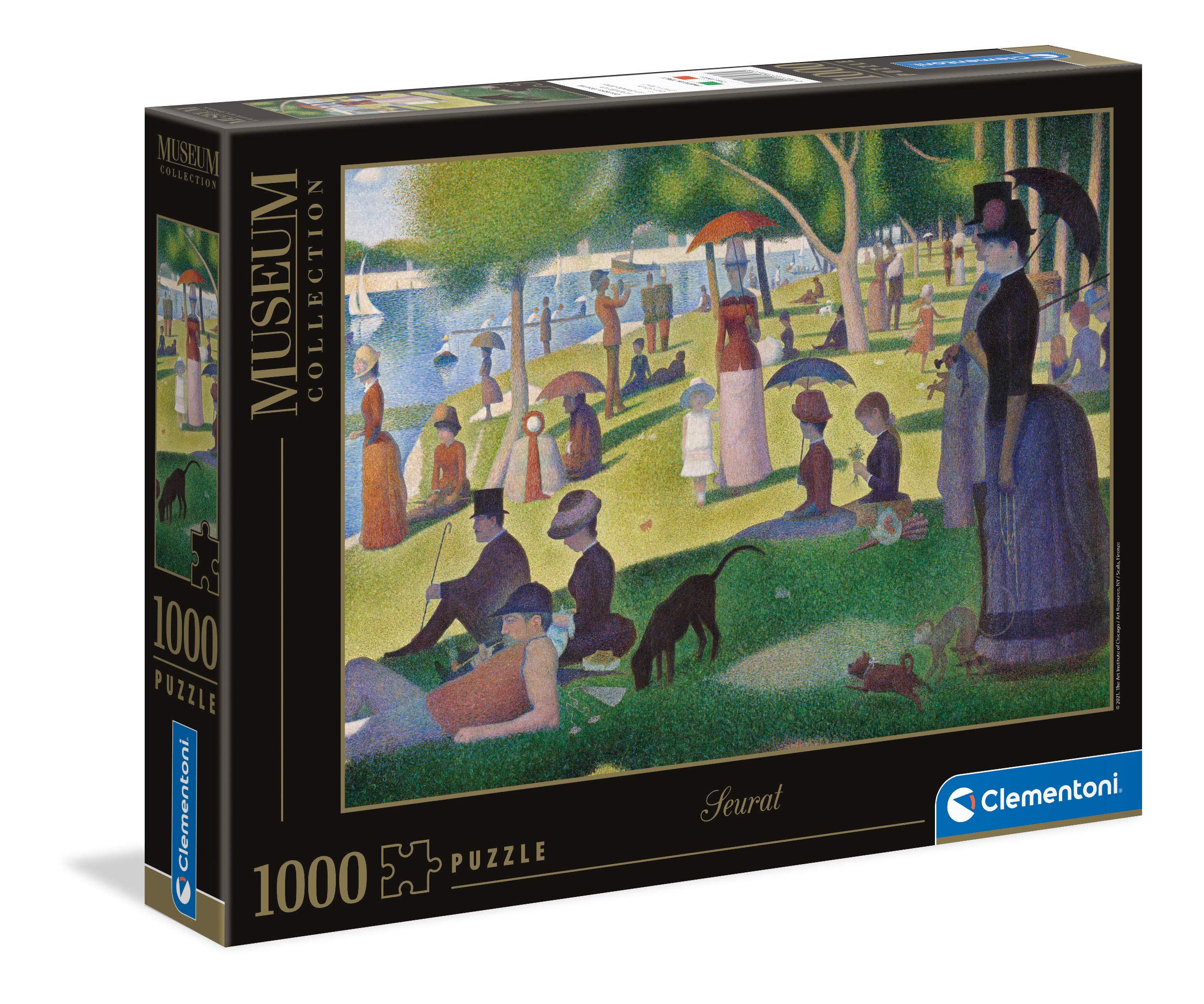Amazon.com: Clementoni 39613, Museum Sunday on La Grande Jatte