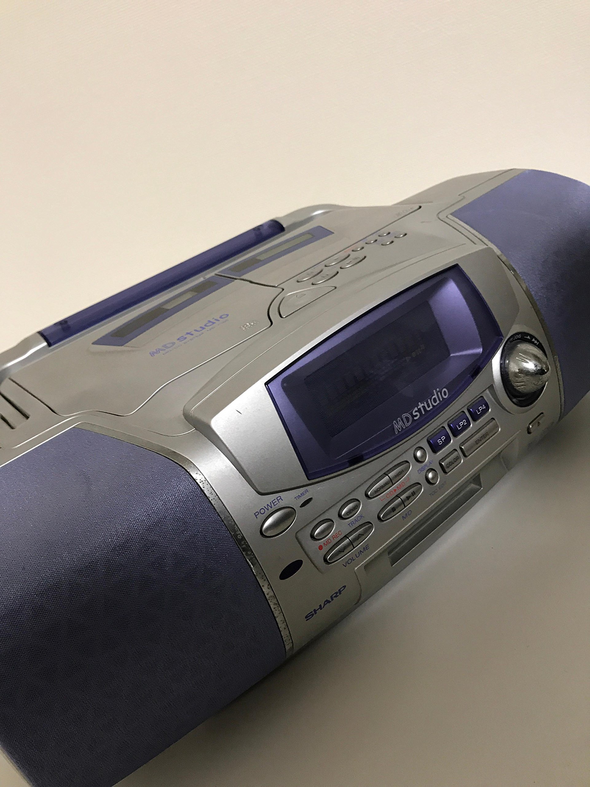 Amazon.co.jp: SHARP シャープ MD-F150-A ブルー MD/CDシステム（CD/MD