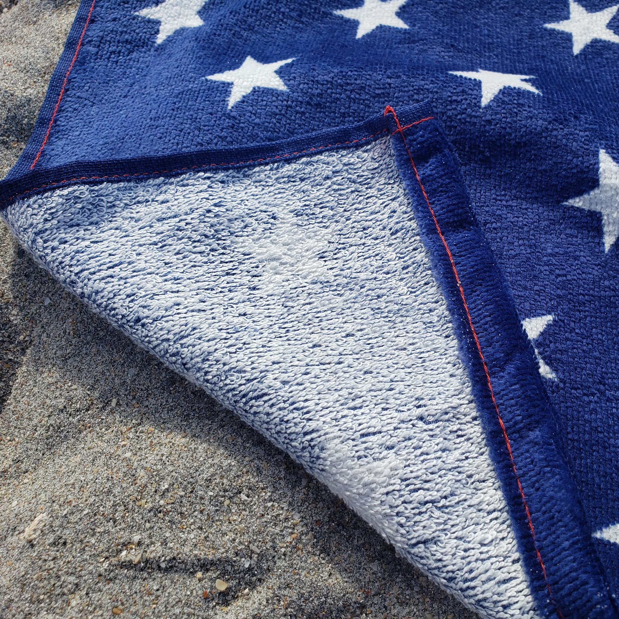 American Flag 30 x 60 inch 100% Cotton USA Printed Velour and