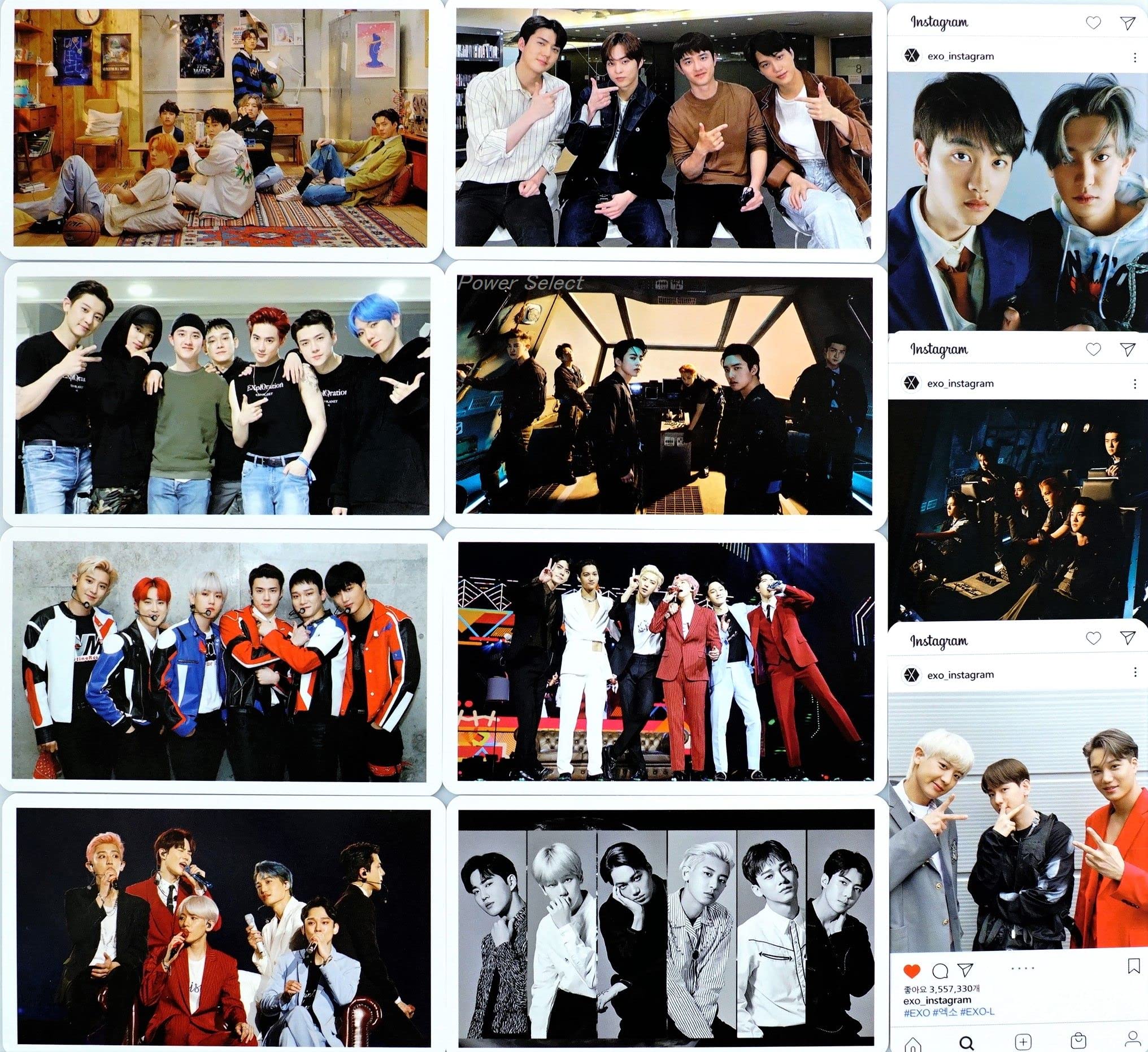 EXO 歴代 トレカ 11枚 まとめ セット EXO 歴代 トレカ 11枚 まとめ