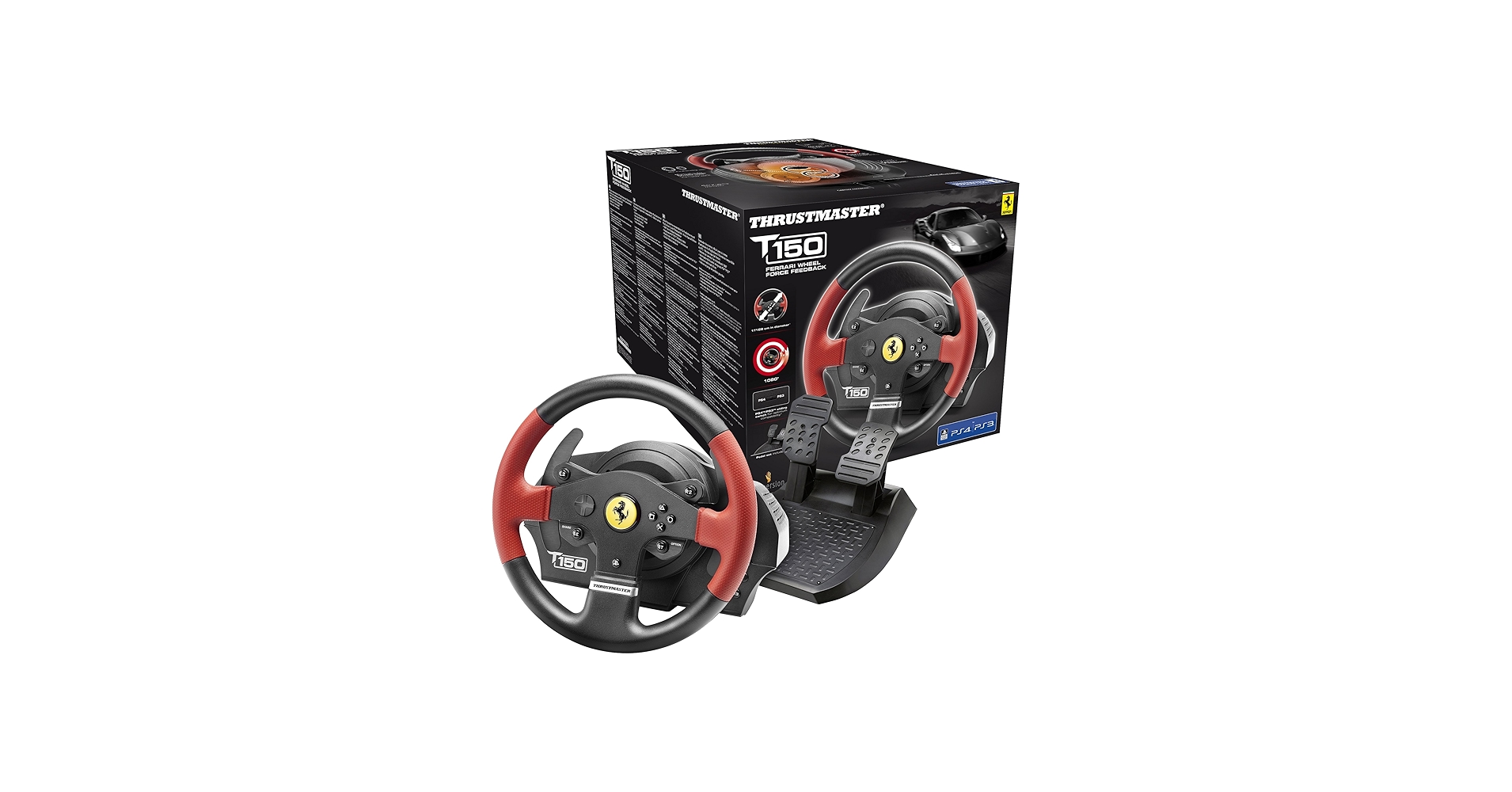 Amazon.com: Thrustmaster T150 Ferrari Force Feedback Wheel (PS4