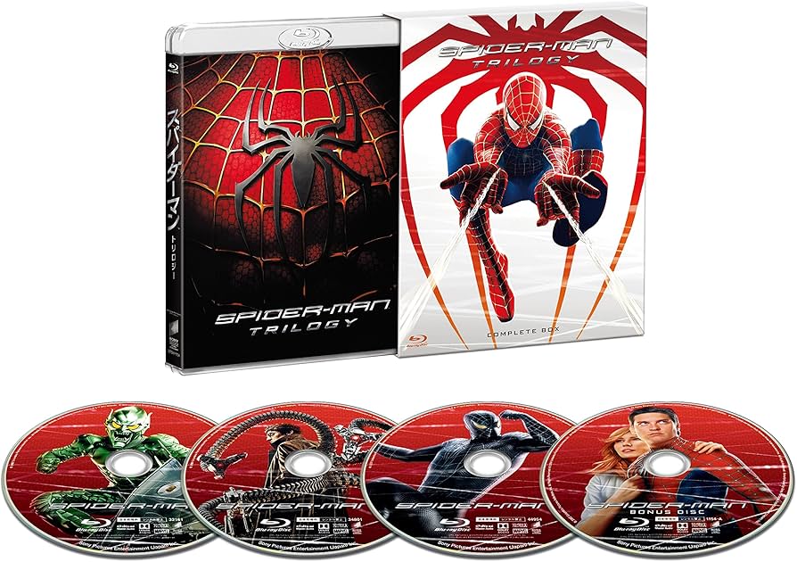 Amazon.co.jp: スパイダーマン トリロジー ブルーレイ コンプリートBOX