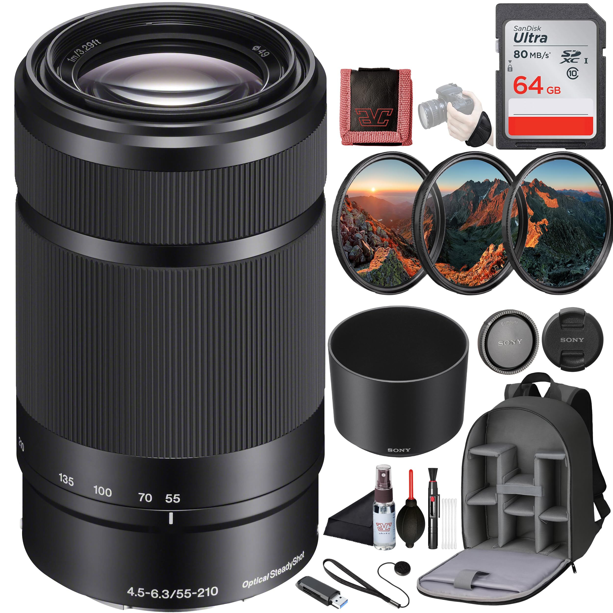 Amazon.com : Sony E 55-210 mm F4.5–6.3 OSS Telephoto Zoom Lens