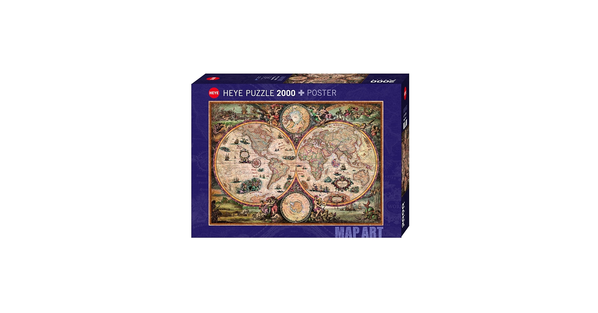 Amazon.com: Heye Vintage World Puzzles (2000-Piece), 68 x 98 x 0.3