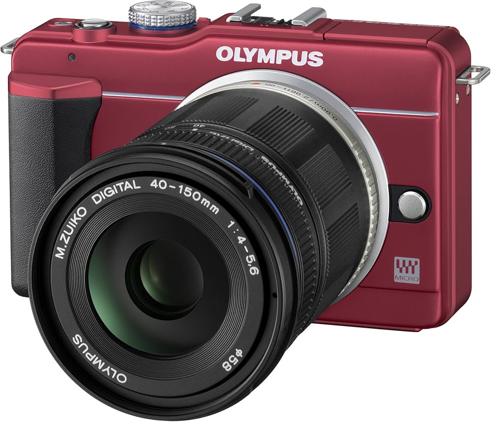 Amazon.co.jp: OLYMPUS Mirrorless SLR E-PL1s Double Zoom Kit Red E