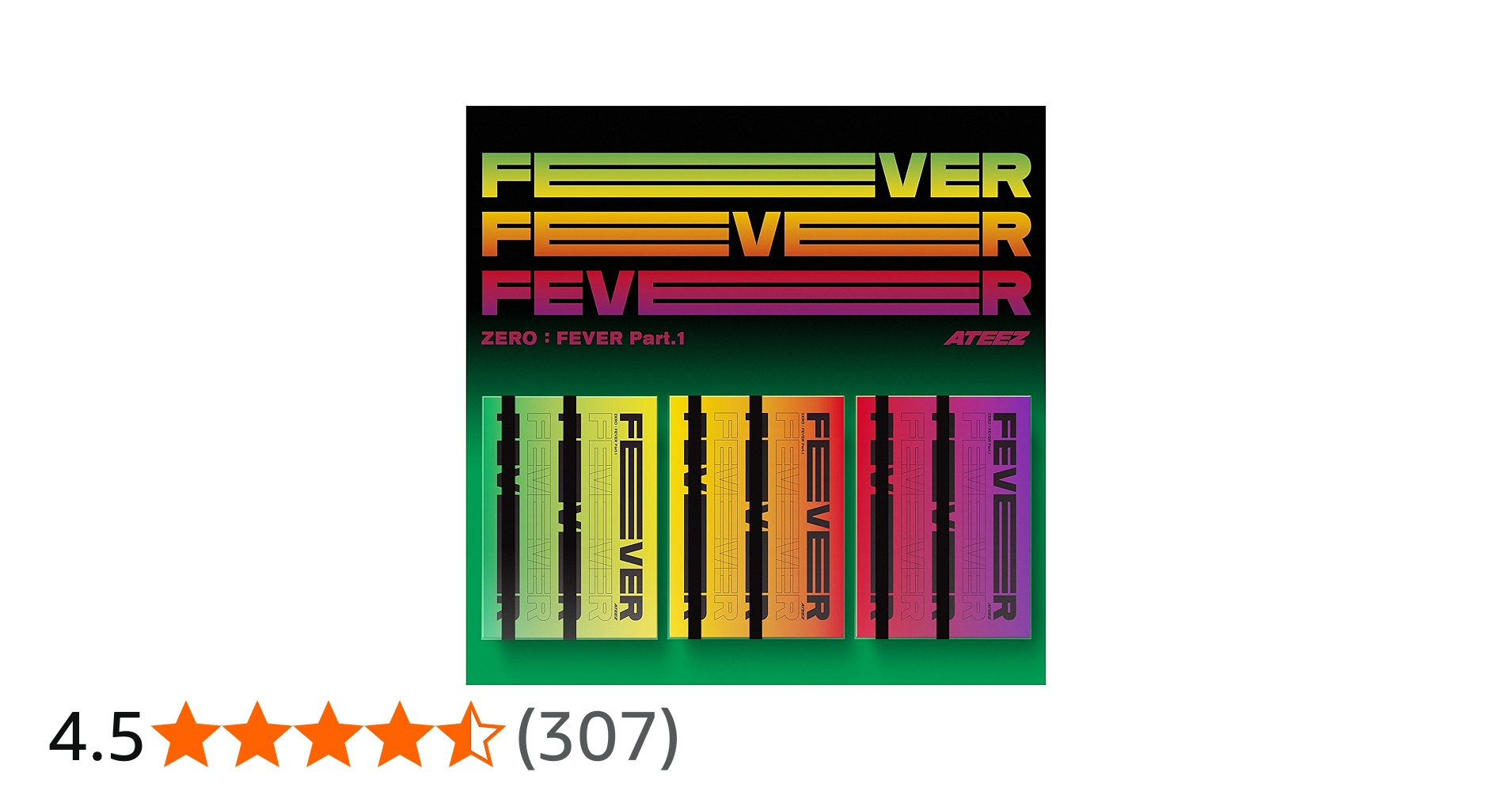 Zero: Fever Part.1 (5Th Mini Album): ATEEZ: Amazon.ca: Music