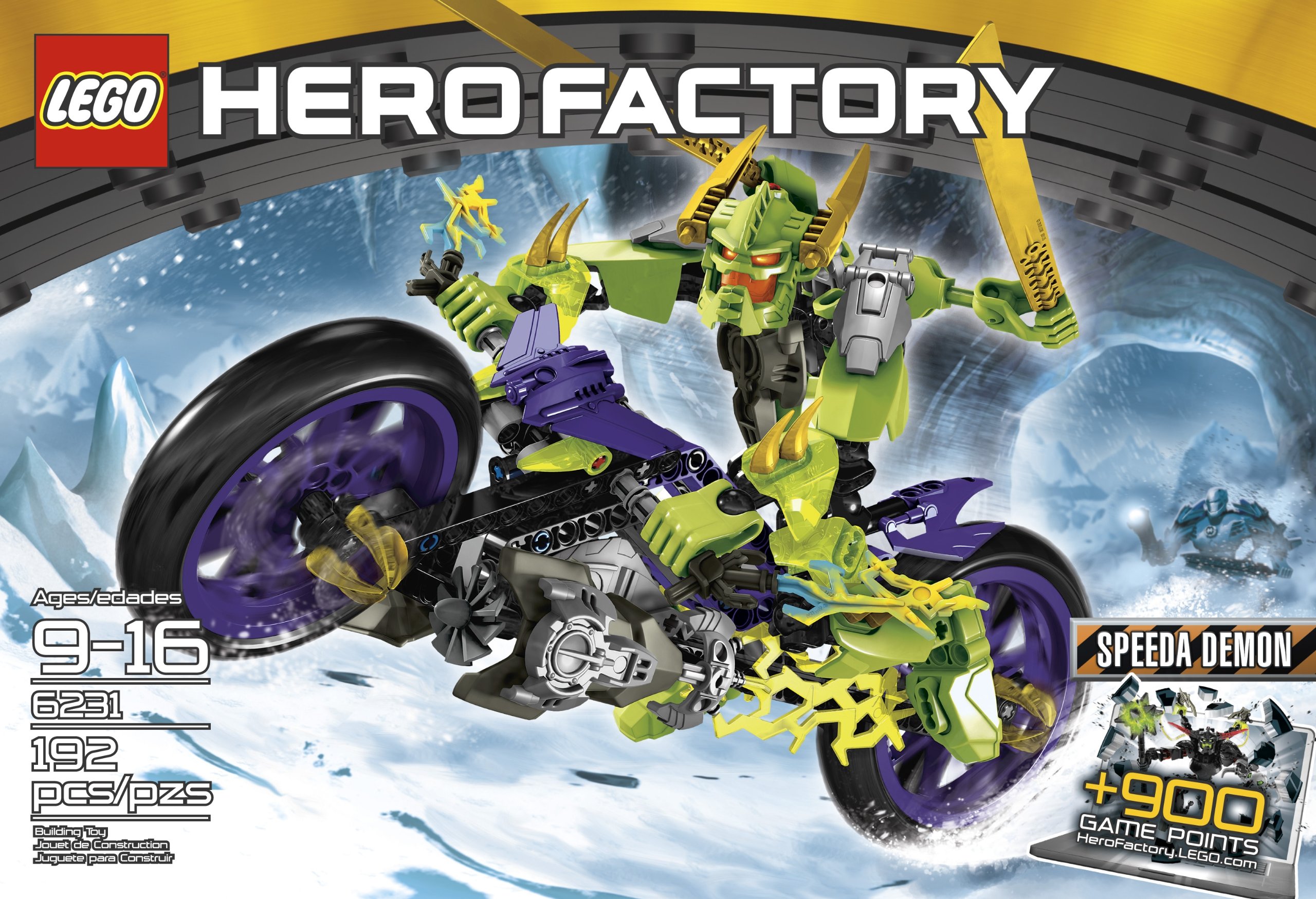 Amazon.com: LEGO Hero Factory 6231 Speeda Demon : Toys & Games