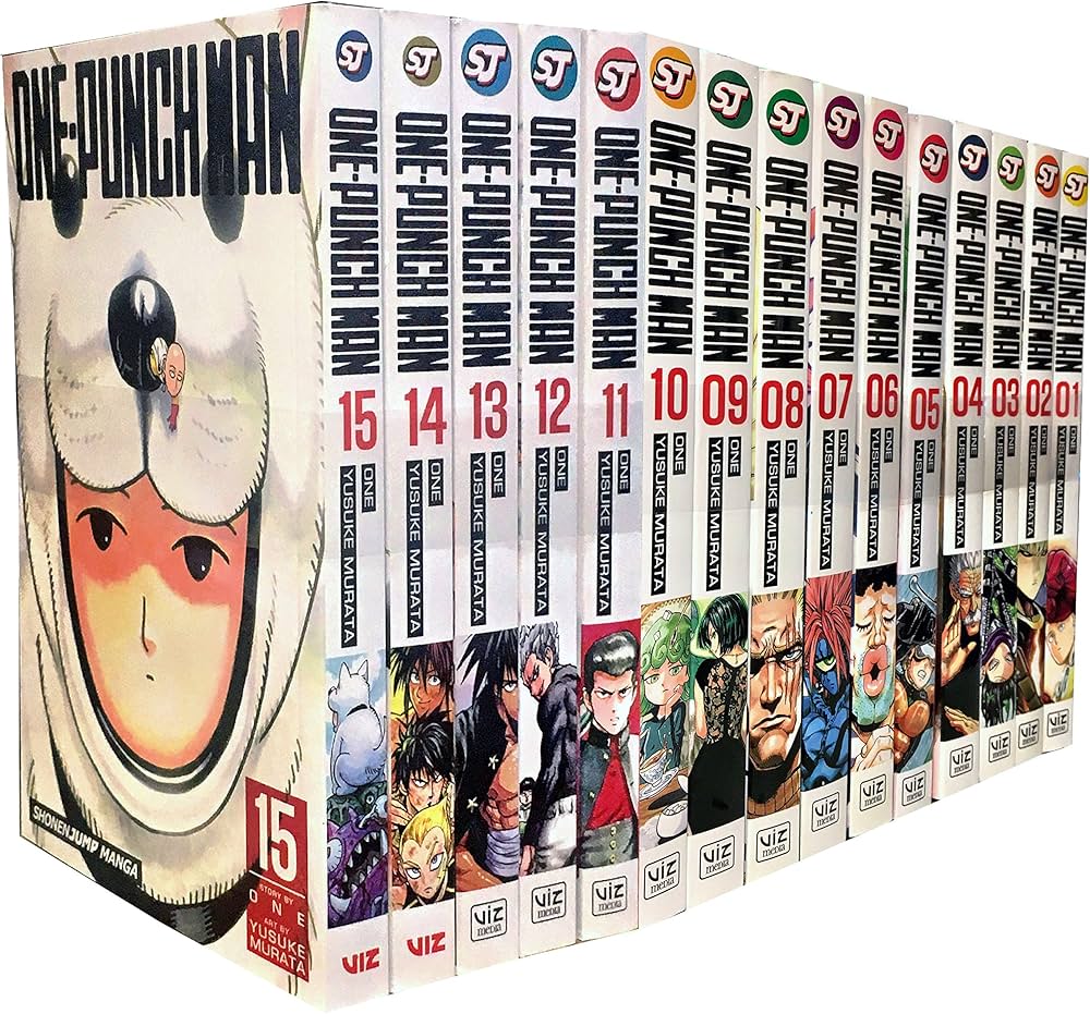 One Punch Man Volume 1-15 Collection 15 Books Set: ONE, Yusuke