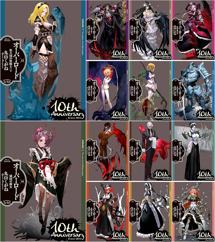 Amazon.co.jp: オーバーロード 単行本 1-14巻 【10周年記念超幅広帯