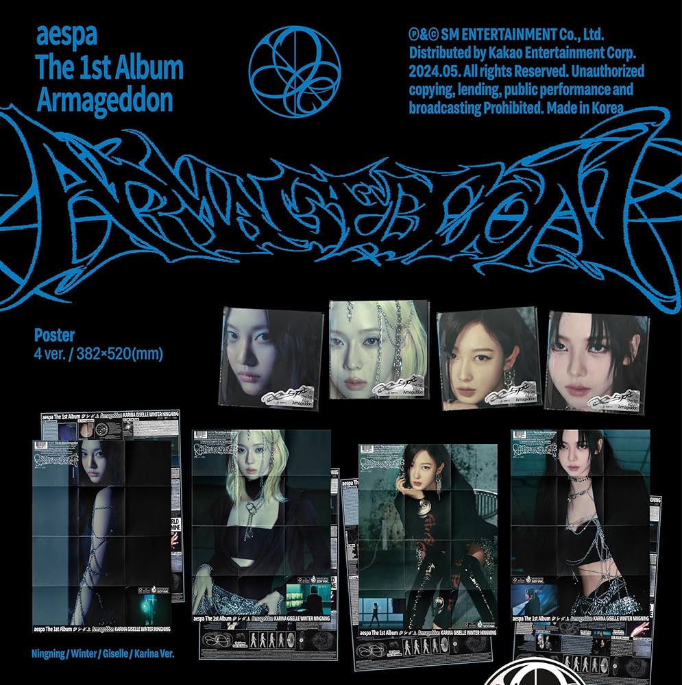 Amazon.co.jp: aespa Armageddon 1st Album Contents+Tracking Sealed