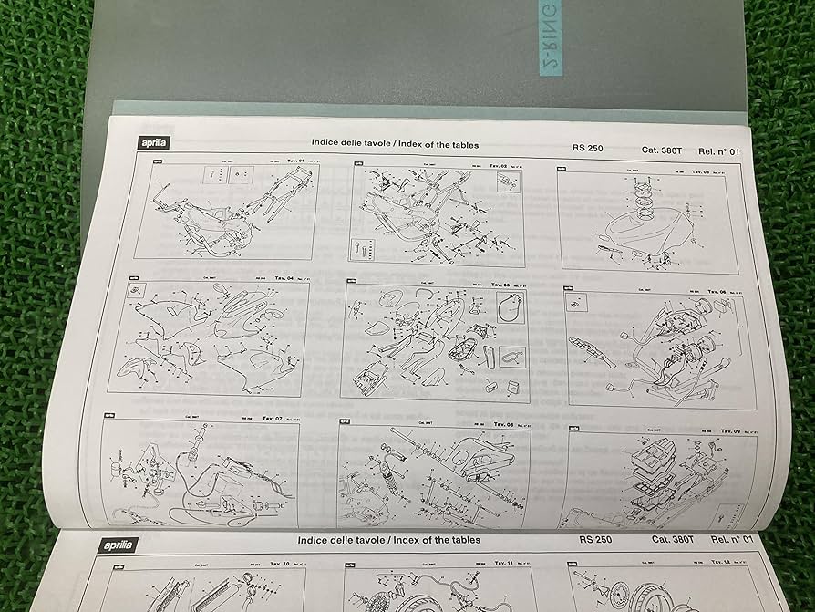 Amazon.co.jp: 中古 アプリリア 正規 バイク 整備書 RS250 パーツ