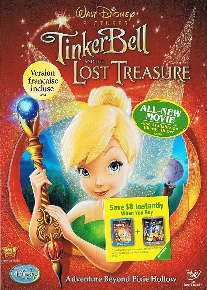Tinker Bell and the Lost Treasure (Widescreen / Languages: English