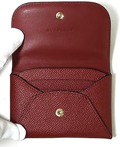 Amazon | [BURBERRY] [バーバリー] カードケース 名刺入れ (レッド