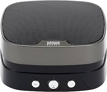 Amazon.co.jp: サンワサプライ WEB会議小型スピーカーフォン マイク