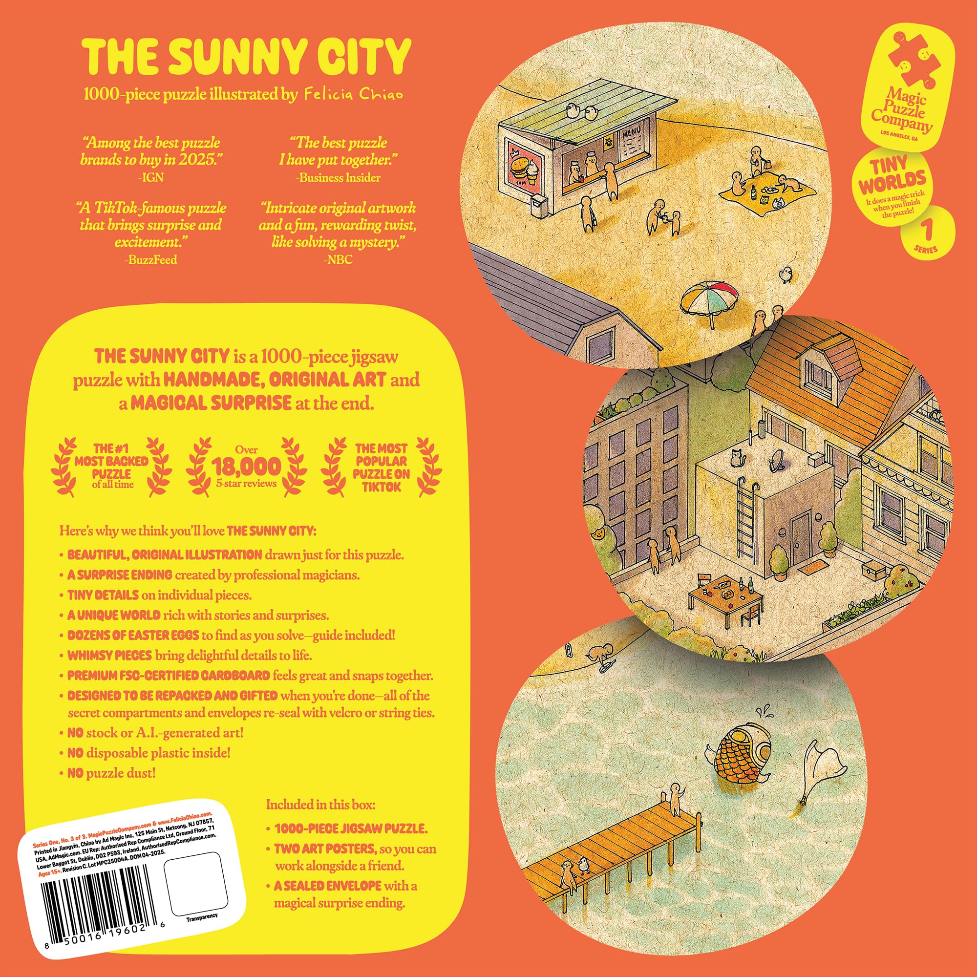 Amazon | Magic Puzzle Company Sunny City | ジグソーパズル | おもちゃ