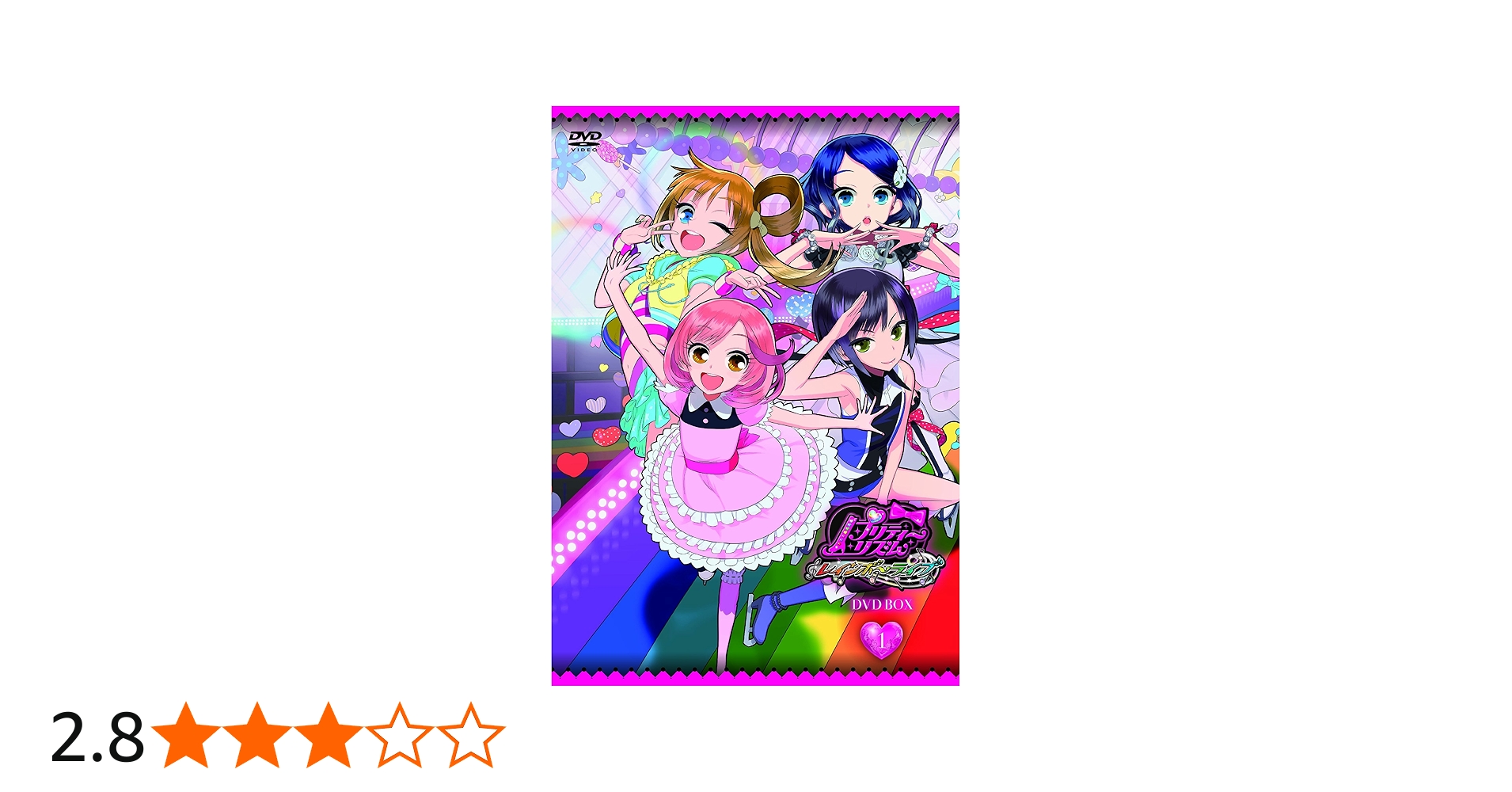 Amazon.co.jp: プリティーリズム・レインボーライブ DVD BOX-1 : 加藤