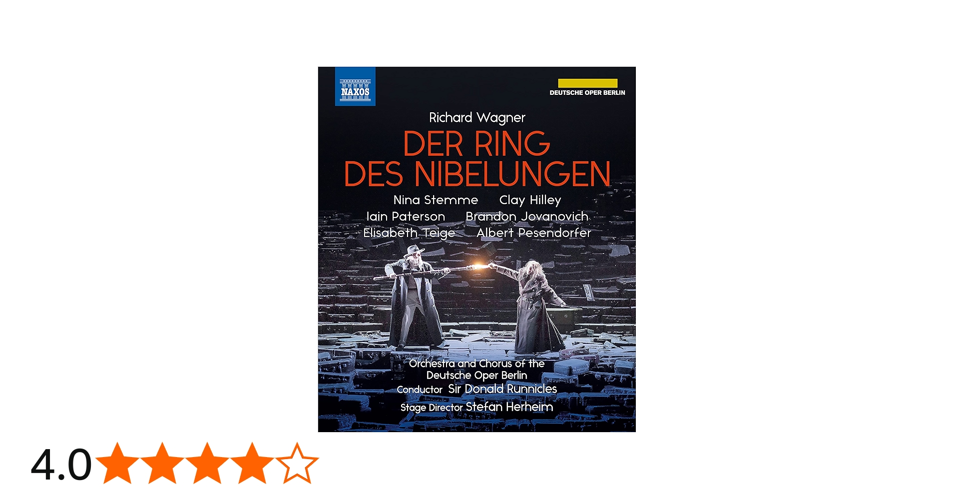 Amazon.co.jp: ワーグナー: 《ニーベルングの指環》[4枚組] [Blu-ray