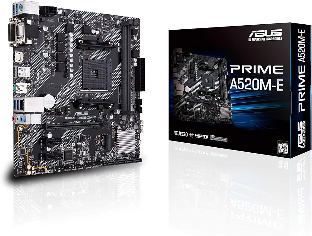 Amazon | ASUS PRIME A520M-E AMD Ryzen 5000シリーズ AM4 対応 A520