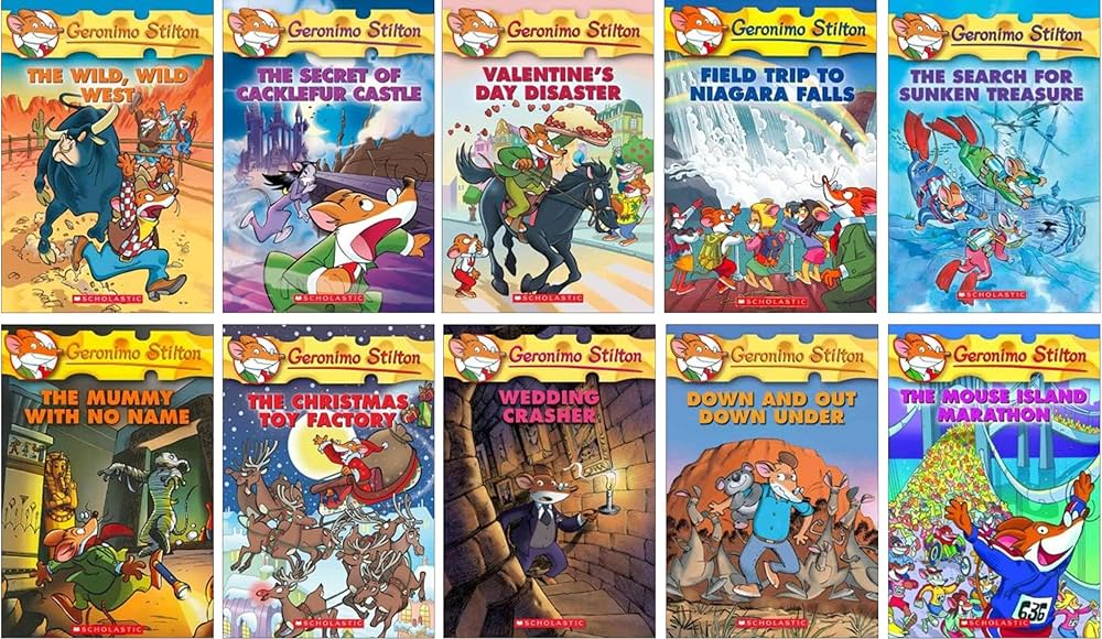 Geronimo Stilton 1-50 Complete Collection Series Set (Books 1-50