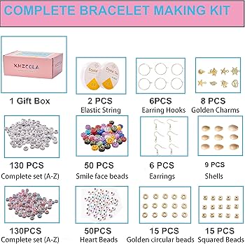 Amazon.com: XMZCOLA Clay Beads for Bracelets Making Kit, 18800 Pcs