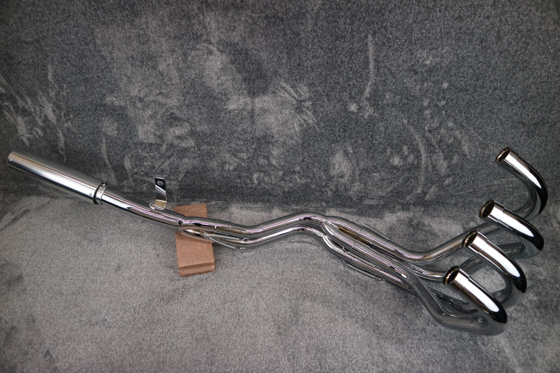 Amazon | XJR400 DJガニマタ 8分割 メッキ マフラー