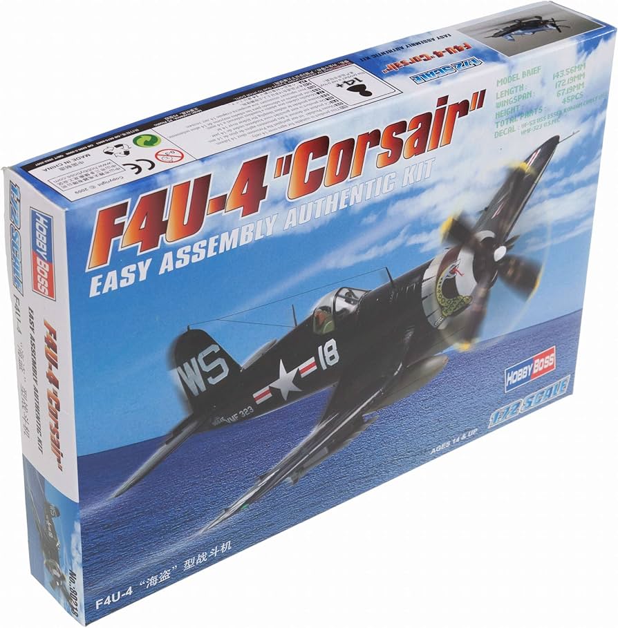 Amazon.com: Hobby Boss F4U-4 Corsair Airplane Model Building Kit