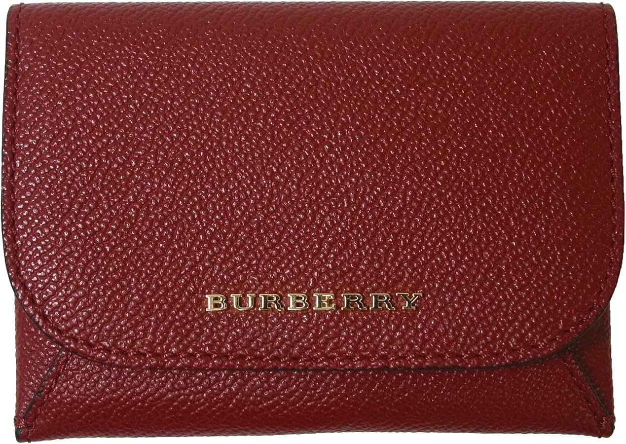 Amazon | [BURBERRY] [バーバリー] カードケース 名刺入れ (レッド
