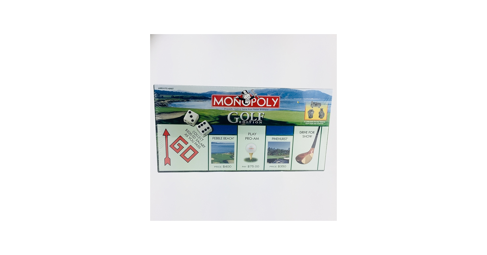 Amazon.com: Golf 2000 Collector's Edition Monopoly Board Game