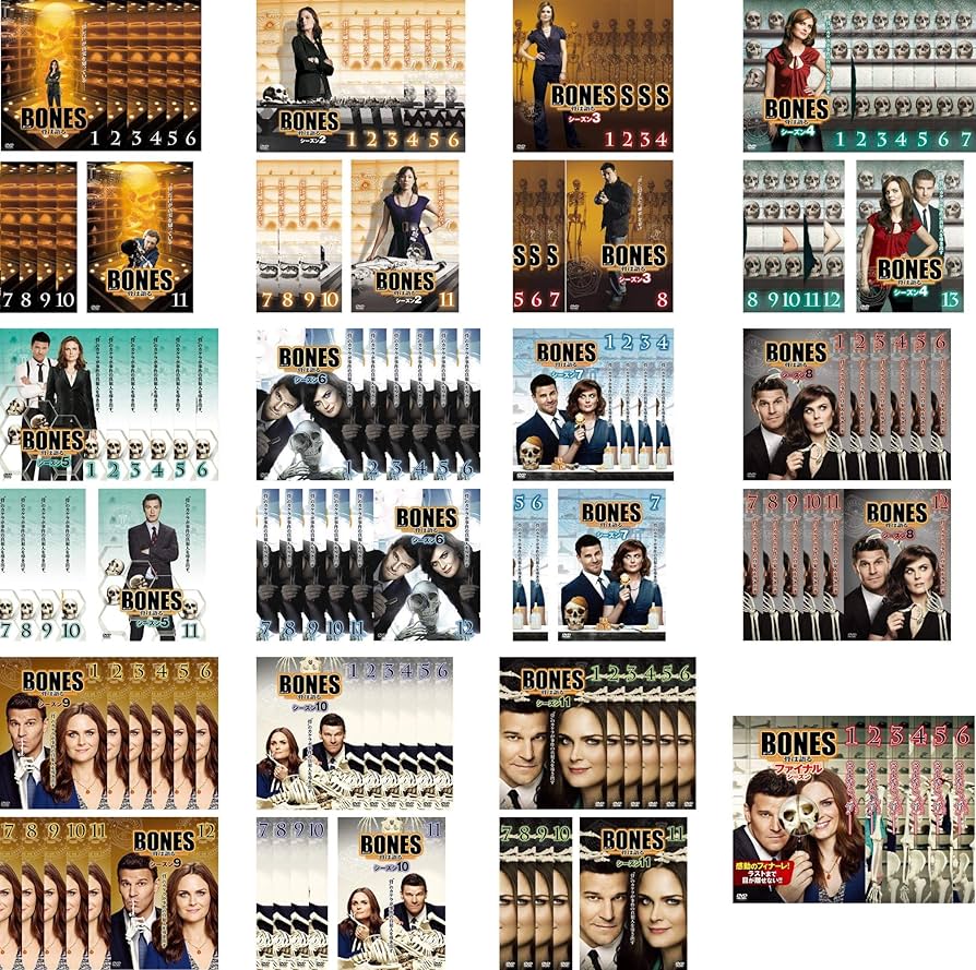 Amazon.co.jp: BONES ボーンズ 骨は語る シーズン 1、2、3、4、5、6、7