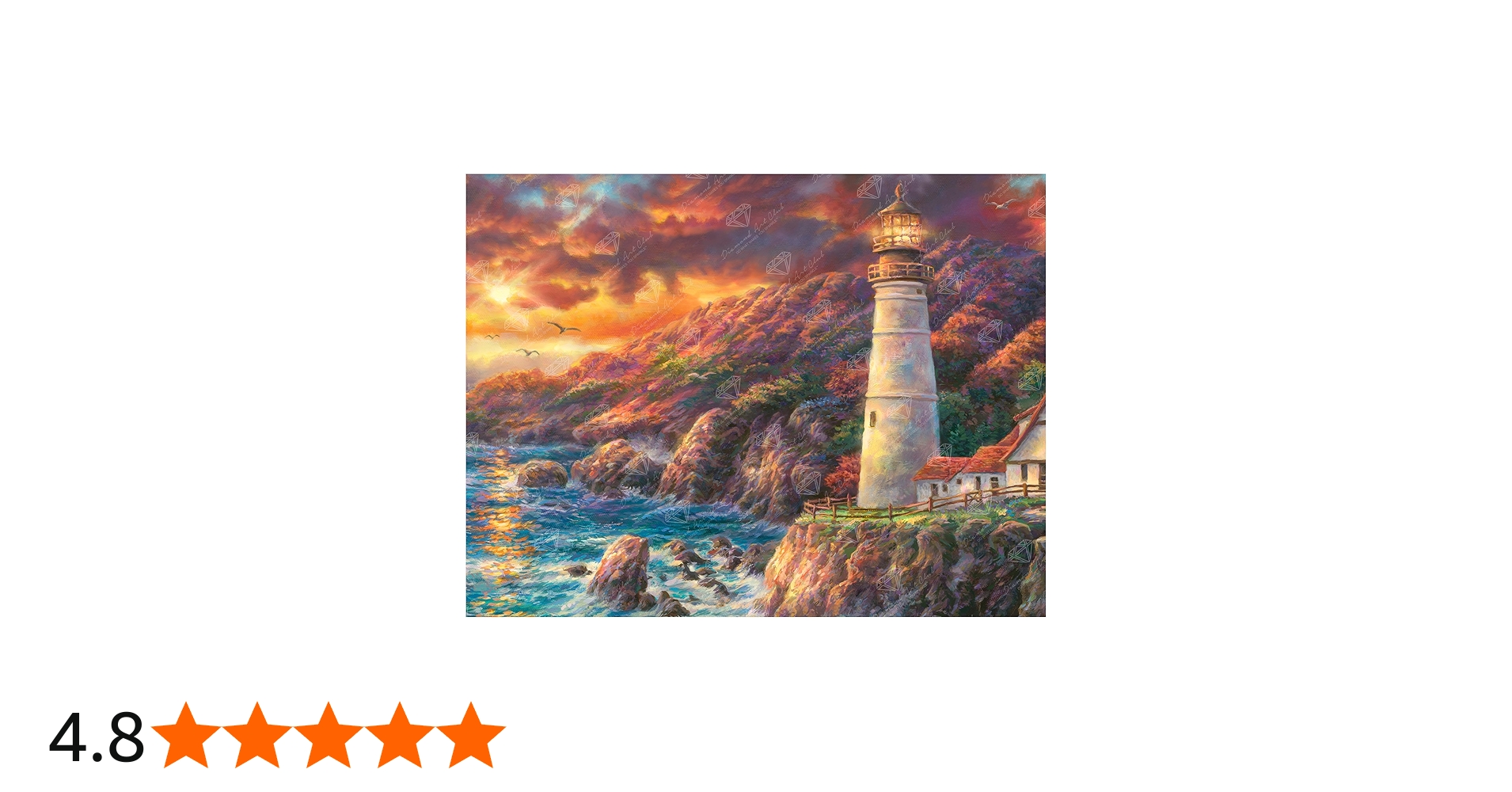 DIAMOND ART CLUB Apex of Fate Diamond Painting Kit, Fun DIY Crafts