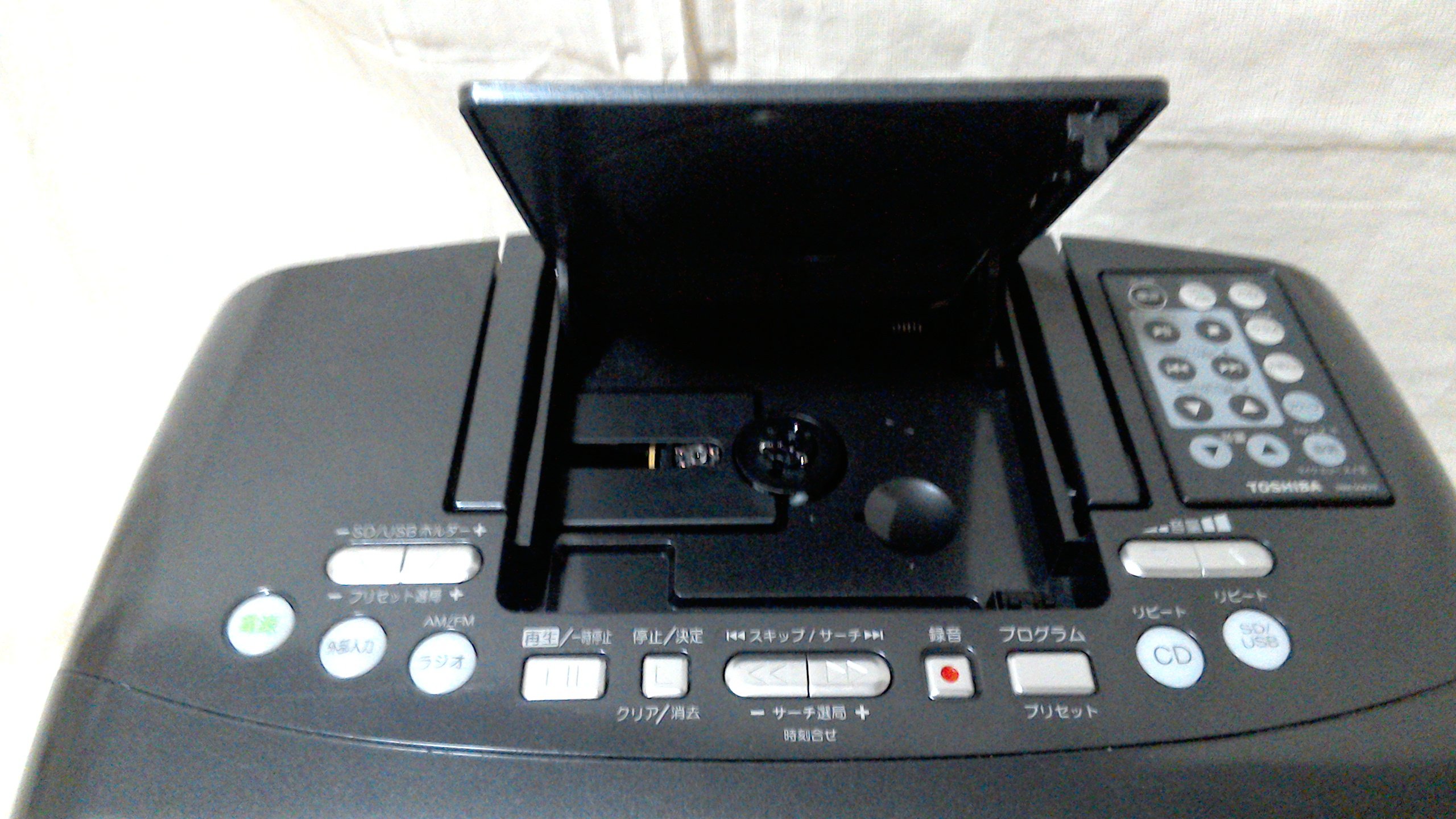 Amazon.co.jp: TOSHIBA CUTEBEAT SD/USB/CDラジオ(リモコン付