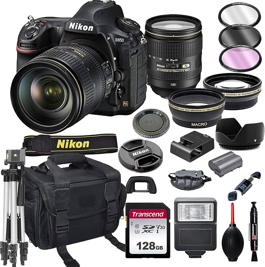 Amazon.com : Nikon D850 DSLR Camera with 24-120mm VR Lens Bundle +