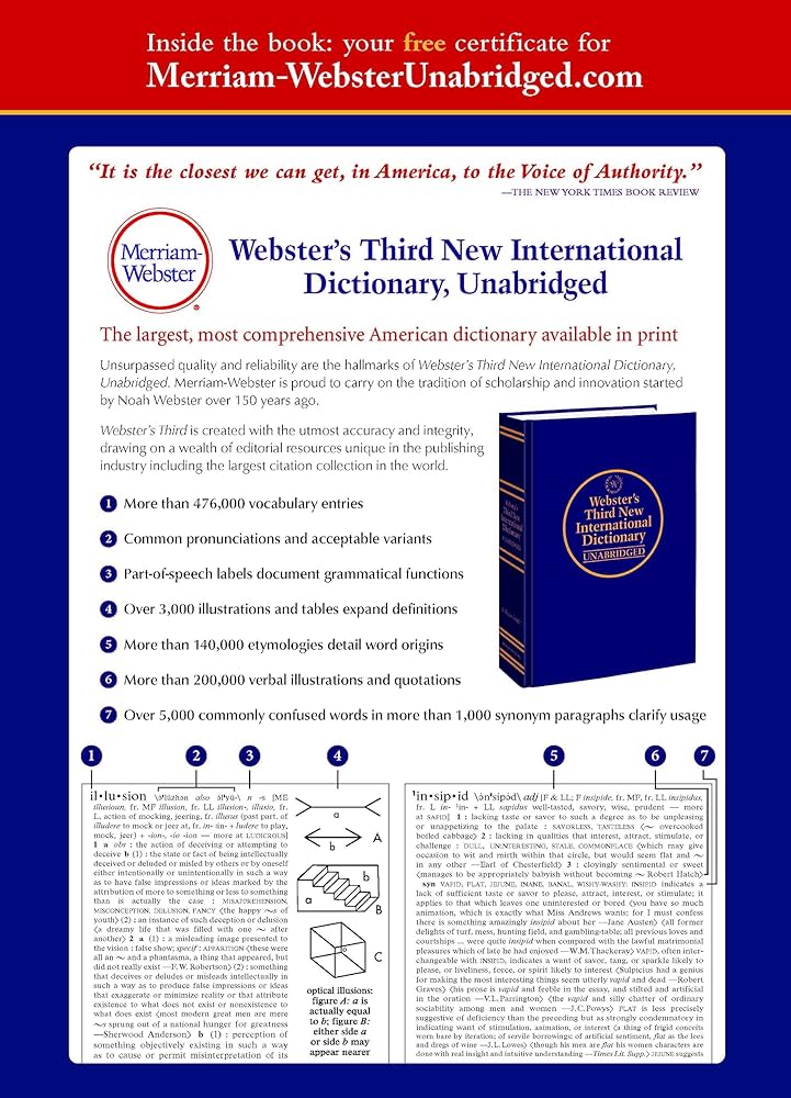 Amazon | Webster's Third New International Dictionary: Since 1847