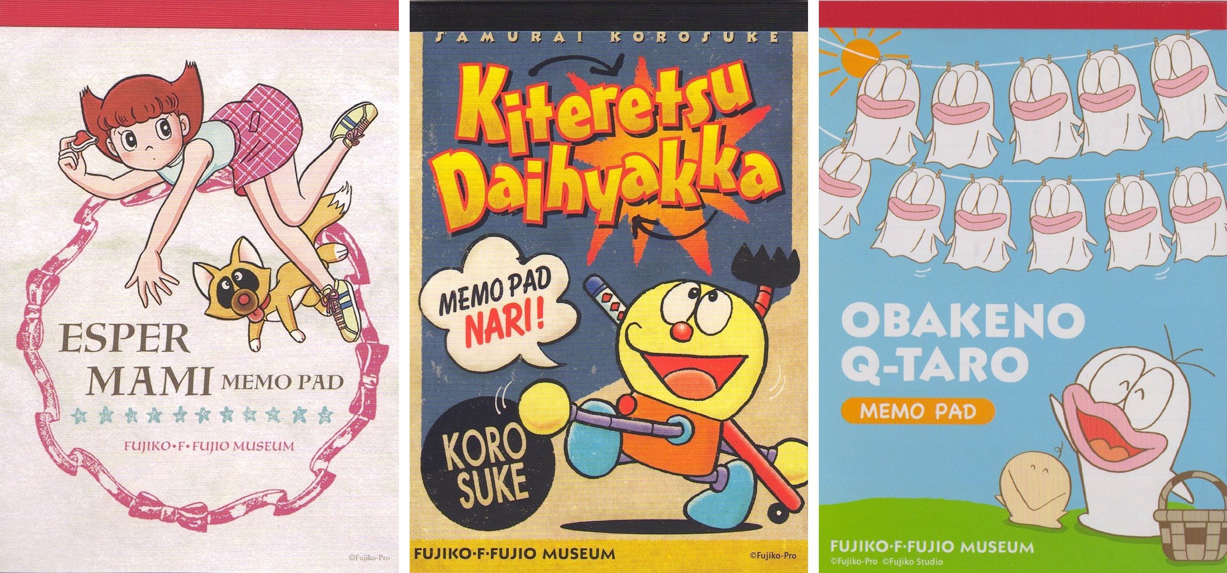 Amazon.co.jp: オバケのQ太郎＆O次郎 メモ帳 藤子・F・不二雄