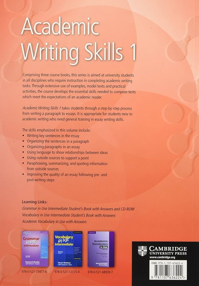 Amazon | Academic Writing Skills 1 Student's Book | Chin, Peter