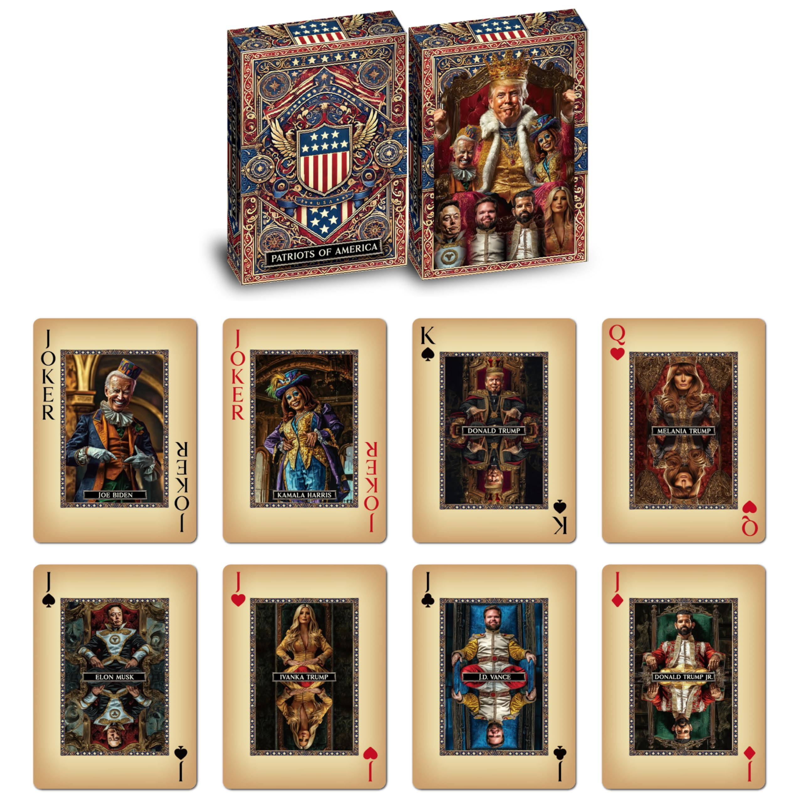 Amazon.com: ASVP Shop Trump Playing Cards - Family & Allies