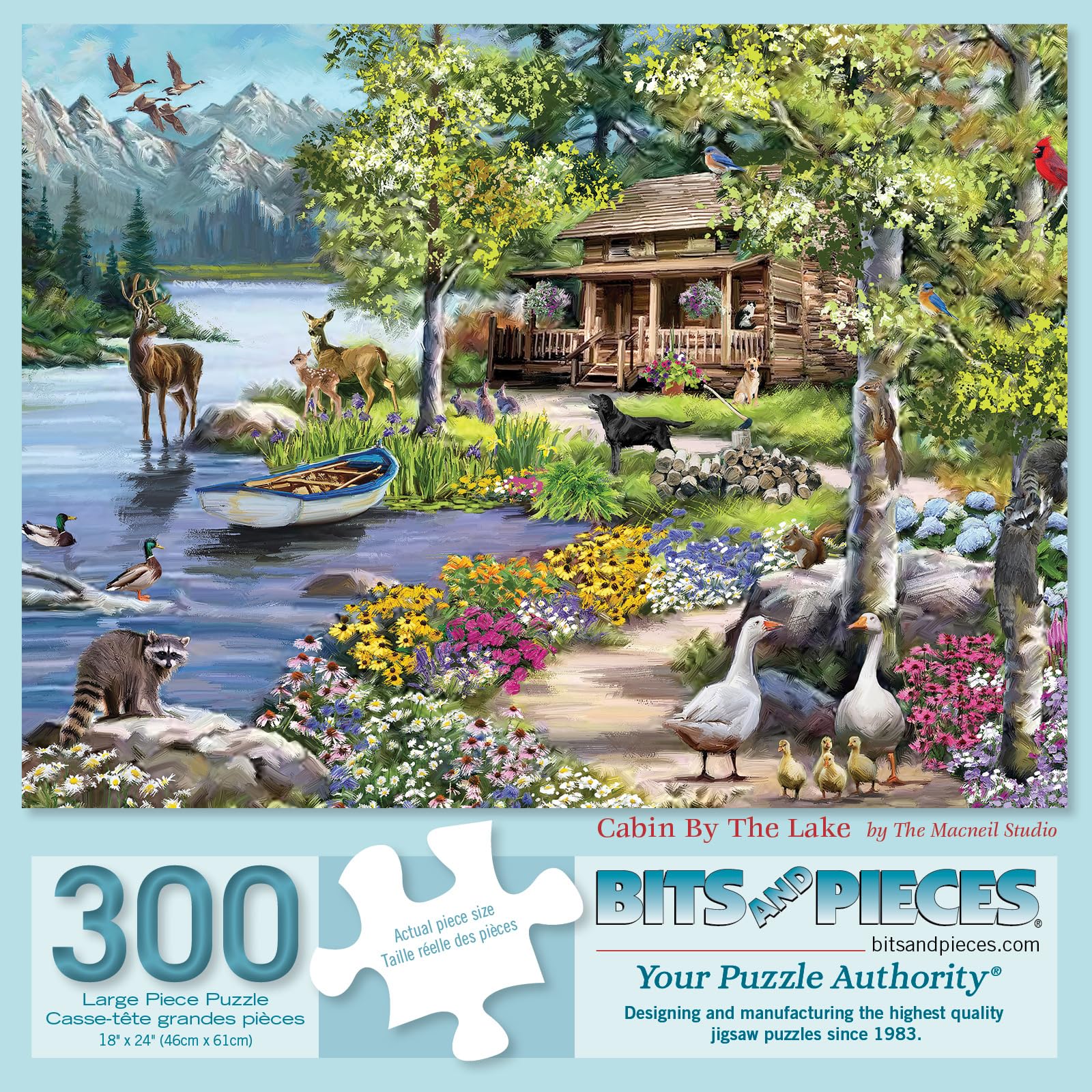 Amazon.com: Bits and Pieces – 300 Piece Jigsaw Puzzle for Adults